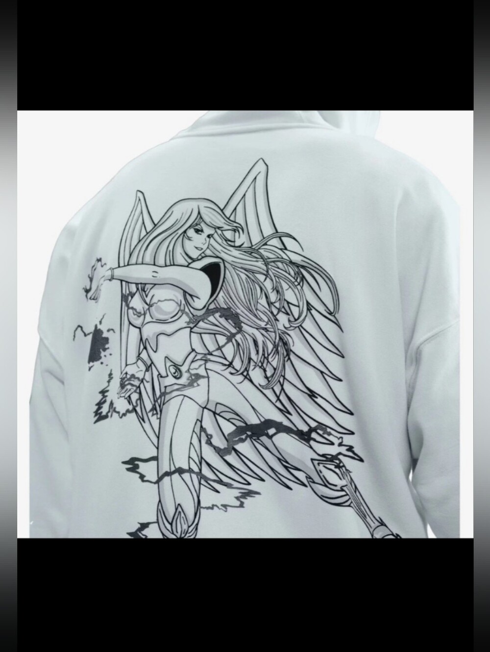 Men's Nike Club Oversized Victorious Pullover Anime Hoodie Size Large IH7554-121